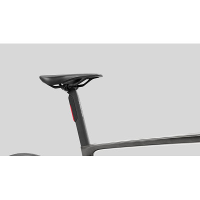 Vélo course 700 carbone - SCOTT 2025 Addict RC 30 DI2 105 - Gris argent décor noir : 2x12v