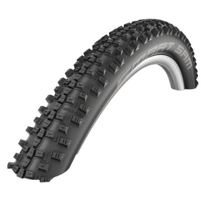 Pneu 28p SCHWALBE vtc cx Smart Sam noir flancs noirs