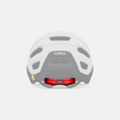 Feu arrière casque - GIRO Roc Loc 5 Led noir décor rouge : 30 lumens