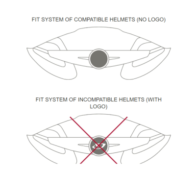 Feu arrière casque - GIRO Roc Loc 5 Led noir décor rouge : 30 lumens