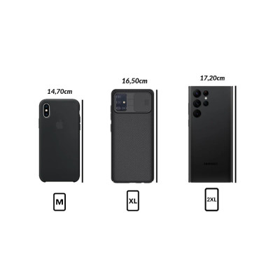 Etui téléphone magnétique - SHAPEHEART - Bouchon Potence noir