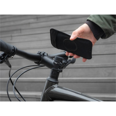 Etui téléphone magnétique - SHAPEHEART - Bouchon Potence noir