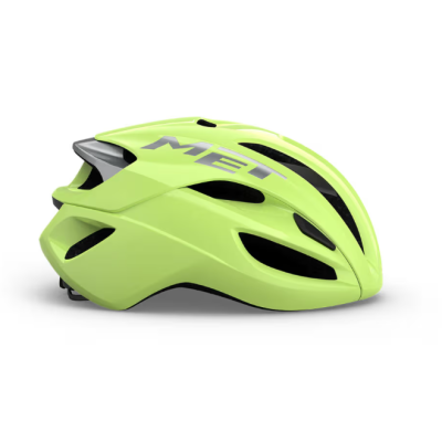 Casque route - MET Rivale Mips - jaune vert fluo décor gris