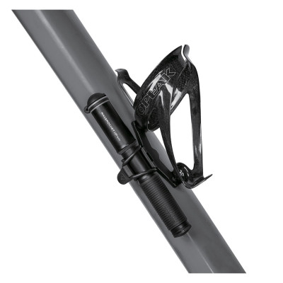 Pompe TOPEAK alu route vtt RaceRocket HP Mini Noire, raccord souple