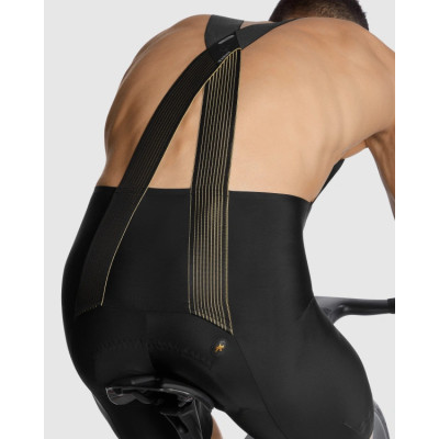 Cuissard à bretelles - ASSOS Mille GTO C2 Standard - noir décor doré