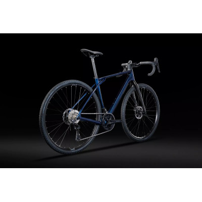 Vélo gravel 700 carbon - LAPIERRE 2026 CrossHill CF 5.0 - Crépuscule blue