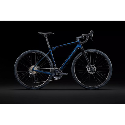 Vélo gravel 700 carbon - LAPIERRE 2026 CrossHill CF 5.0 - Crépuscule blue