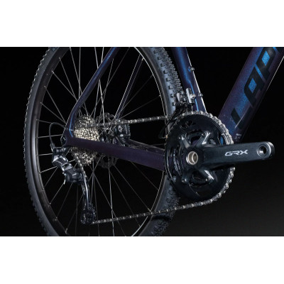 Vélo gravel 700 carbon - LAPIERRE 2026 CrossHill CF 5.0 - Crépuscule blue