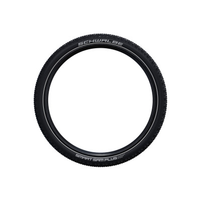 Pneu 27.5p SCHWALBE vtt vae Smart Sam Plus Addix E50 Anticrevaison noir flancs noirs
