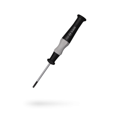 Tournevis Fins x4 PRO acier traité ScrewDriver gris et noir