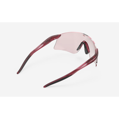 Lunettes route gravel et vtt - RUDY PROJECT Astral Sphere - cerise transparent mat