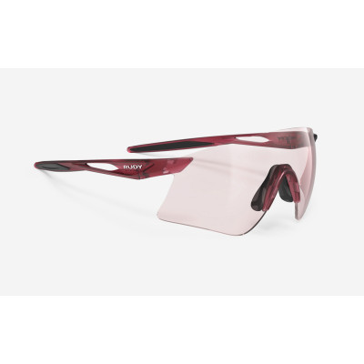 Lunettes route gravel et vtt - RUDY PROJECT Astral Sphere - cerise transparent mat