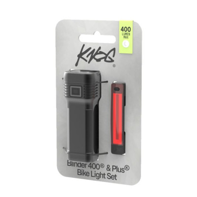 Eclairage av+ar KNOG usb Blinder Pro 400 + Plus Rear 20 noir,