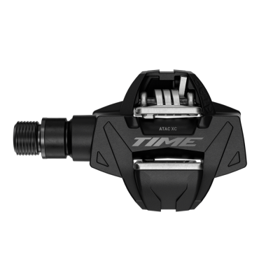 Pédales TIME composite vtt gravel Atac XC noir décor argent