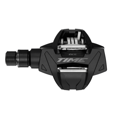 Pédales TIME composite vtt gravel Atac XC noir décor argent