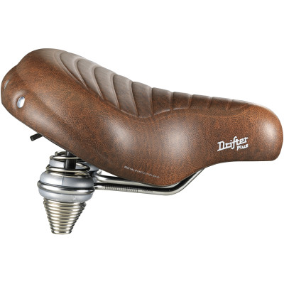 Selle unisexe SELLE ROYAL vlle vtc vae Drifter Plus Gel Large 245 marron décor argent