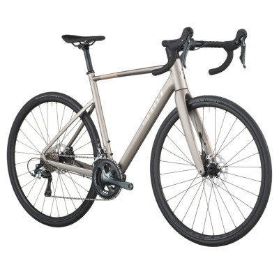 Vélo course 700 alu - SCOTT 2026 Speedster 20 - Gris Tungstène décor sable et chrome