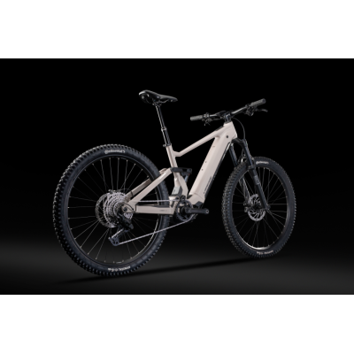 Vélo VTT électrique 29 alu LAPIERRE 2026 Overvolt TR 6.8 800 Beige Dry Stone décor noir