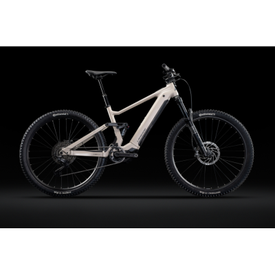Vélo VTT électrique 29 alu LAPIERRE 2026 Overvolt TR 6.8 800 Beige Dry Stone décor noir
