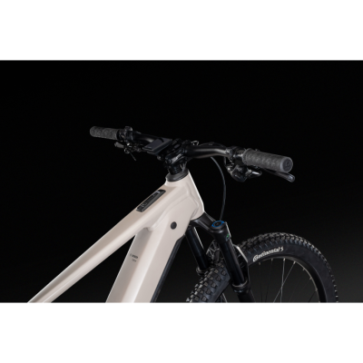 Vélo VTT électrique 29 alu LAPIERRE 2026 Overvolt TR 6.8 800 Beige Dry Stone décor noir