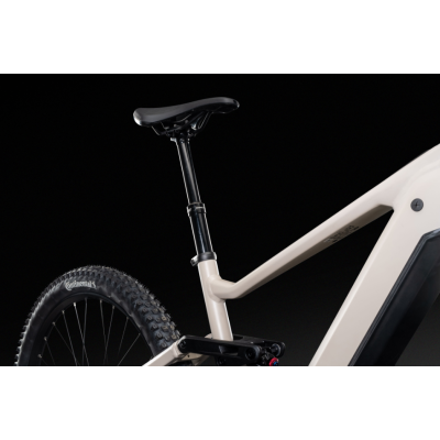 Vélo VTT électrique 29 alu LAPIERRE 2026 Overvolt TR 6.8 800 Beige Dry Stone décor noir