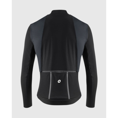 Veste thermique hiver - ASSOS Mille GT Hashoogi Winter - gris anthracite décor noir