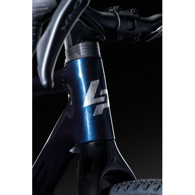 Vélo gravel 700 carbon - LAPIERRE 2026 CrossHill CF 5.0 - Crépuscule blue