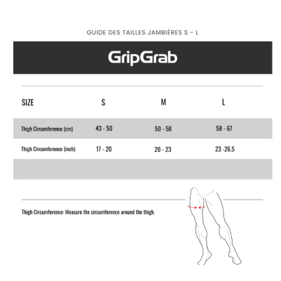 Jambières thermiques - GRIP GRAB Ride - noir