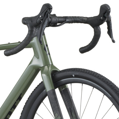 Vélo gravel 700 carbon - SCOTT 2026 Addict Gravel 40 - Wenge Green