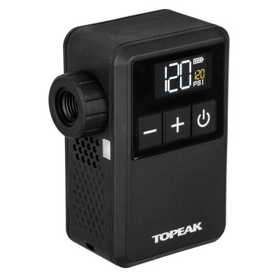 Pompe à air électrique TOPEAK sans fil usb E-Booster Digital Mini 8 Bars/120 Psi