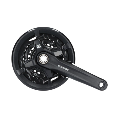 Pédalier SHIMANO vtt 9/10v MT210 Carter Triple noir
