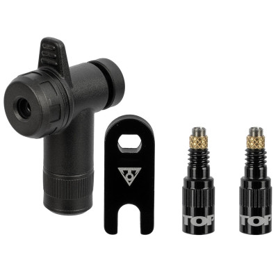 Obus de valve TOPEAK TurboFlow Combo 90 noir