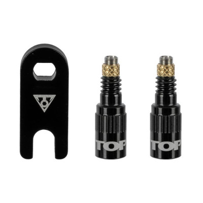 Obus de valve TOPEAK TurboFlow Adaptater noir