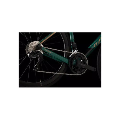 Vélo course 700 carbon - WILIER 2026 Garda - G40 Blanc décor argent et noir: 2x12v 50x34/11x34