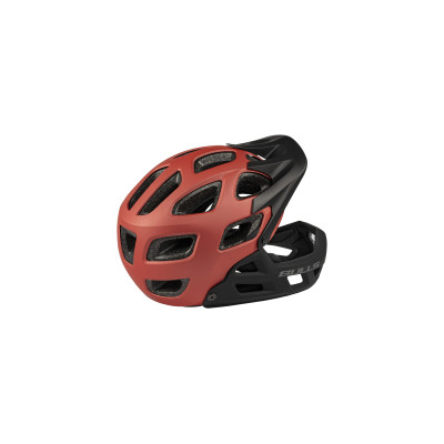 Casque intégral vtt - BULLS Whistler CG - noir décor gris et blanc