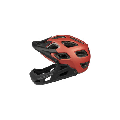Casque intégral vtt - BULLS Whistler CG - noir décor gris et blanc