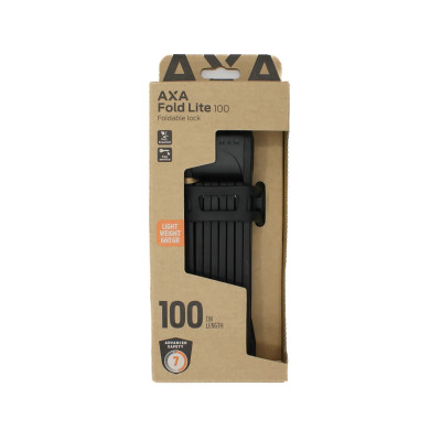 Antivol lame AXA pliable Fold Lite 100 noir support noir