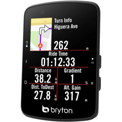 GPS vélo compteur - BRYTON Rider 650 - noir
