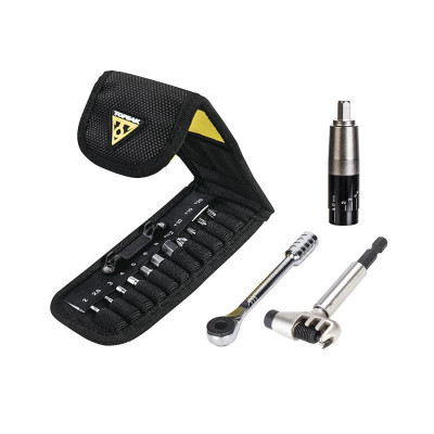 Outil dynamométrique + clés TOPEAK acier traité Ratchet Rocket Lite NTX+ 19 Fonctions 2 à 6 Nm