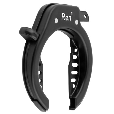 Antivol de cadre AXA arrière Ren II noir 61mm, anse diamètre 8.5mm, niveau sécurité 5