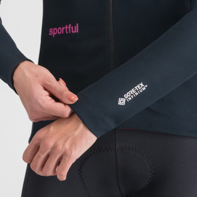 Veste thermique hiver femme - SPORTFUL Classic Women - noir décor rose