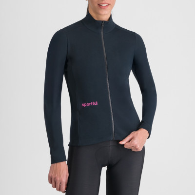 Veste thermique hiver femme - SPORTFUL Classic Women - noir décor rose