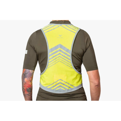 Gilet sécurité - APIDURA Packable Visibility Vest - jaune fluo décor réfléchissant