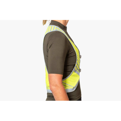 Gilet sécurité - APIDURA Packable Visibility Vest - jaune fluo décor réfléchissant