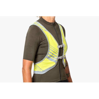 Gilet sécurité - APIDURA Packable Visibility Vest - jaune fluo décor réfléchissant