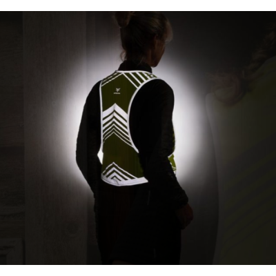 Gilet sécurité - APIDURA Packable Visibility Vest - jaune fluo décor réfléchissant