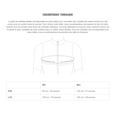 Gilet sécurité - APIDURA Packable Visibility Vest - jaune fluo décor réfléchissant
