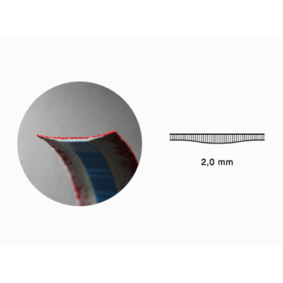 Guidoline texture cuir perforée - FIZIK Tempo Microtex Classic 2mm - honey marron clair