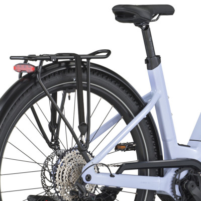 Vélo électrique urbain unisexe 28/29p alu - SCOTT 2026 Axis 20 Wave USX 600 - Gris Nuit mat décor argent et noir : 63mm
