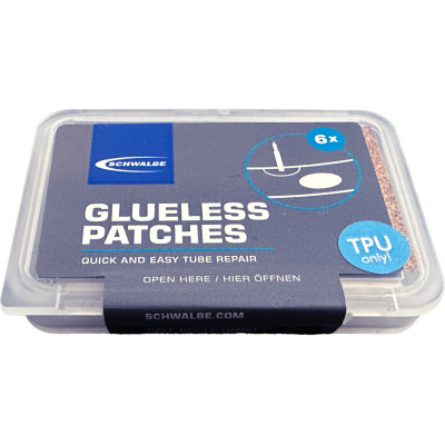 Rustines autocollantes SCHWALBE tpu GlueLess Patches ovales 29x38mm